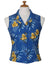 Sleeveless Blouse Blue Aloha Okalani Blue