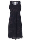 Sleeveless Knee Length Dress Bamboo Black