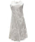 Sleeveless Knee Length Dress Bamboo White
