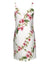 Slimming Bamboo Hibiscus Aloha Short Dress White