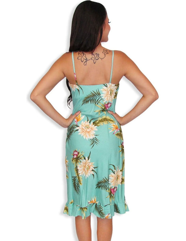 Hawaiian Midi Slip Dress Island Ceres