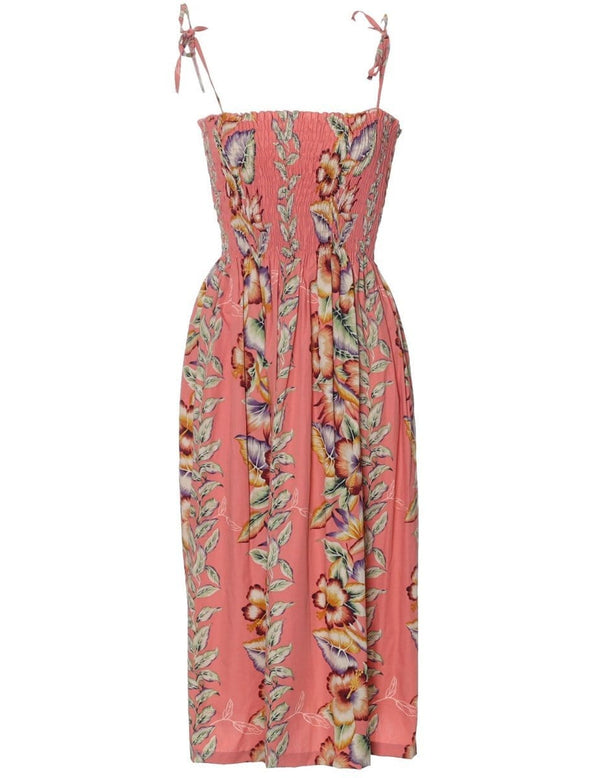 Smock Dress Paia Coral Fits XS to XL (2-16) KY