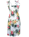 Smock Top Short Hawaii Rayon Dress Lihue White