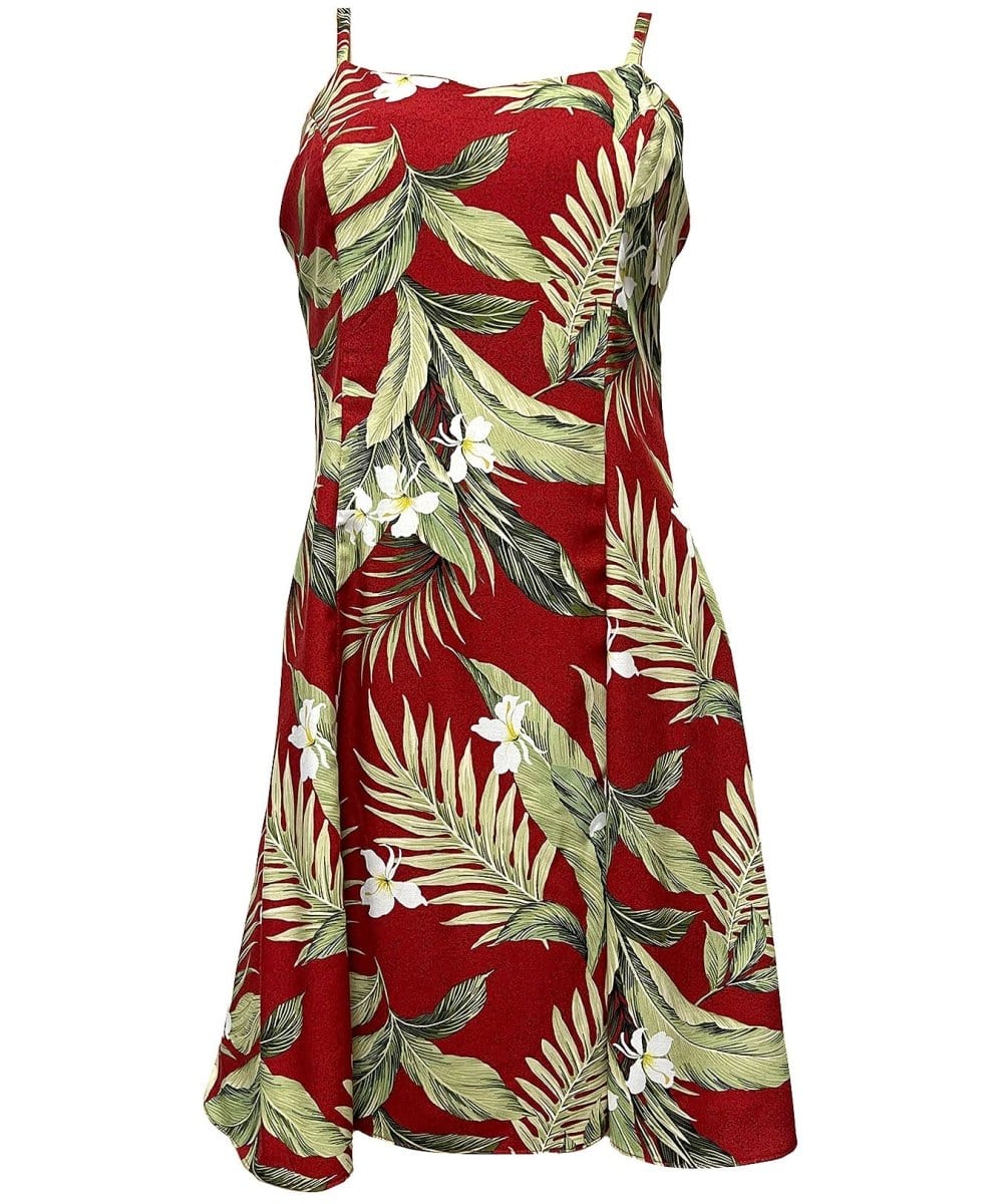 red and white hawaiian dress Orchid Play White Maxi Hawaiian Dress for Island Vibes