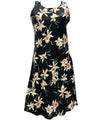 Star Orchid Midi Dress Black