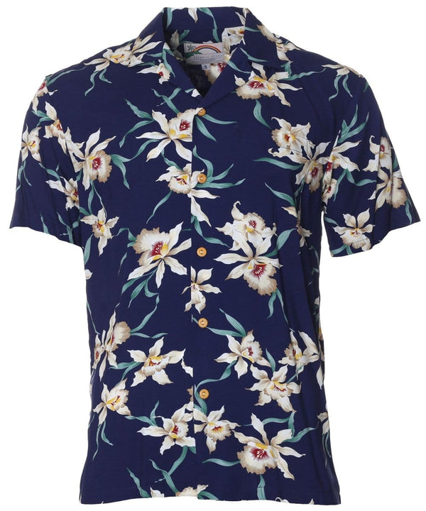 Star Orchid Shirt Magnum PI Royal Royal