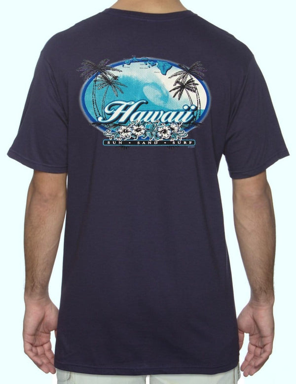 Sun-Sand-Surf Men's Hawaiian T-Shirt