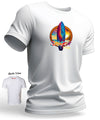 Hawaii Sunrise Surfboard Shaka Time T-Shirt White