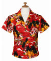Sunset Design Hawaii Style Women Fitted Blouse
