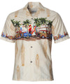 Surfer Oasis Woody Stop Hawaiian Shirt Khaki