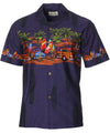 Surfer Oasis Woody Stop Hawaiian Shirt Purple