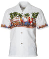 Surfer Oasis Woody Stop Hawaiian Shirt White