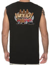 Surfers Woody Car Muscle Tee Black