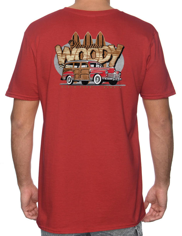 T-Shirt Tee Surfers Woody Station Wagon Car