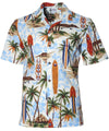Surfing Diamond Head Hawaiian Shirt Sand