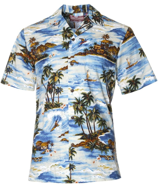 Surf's Up Resort Shirt Blue