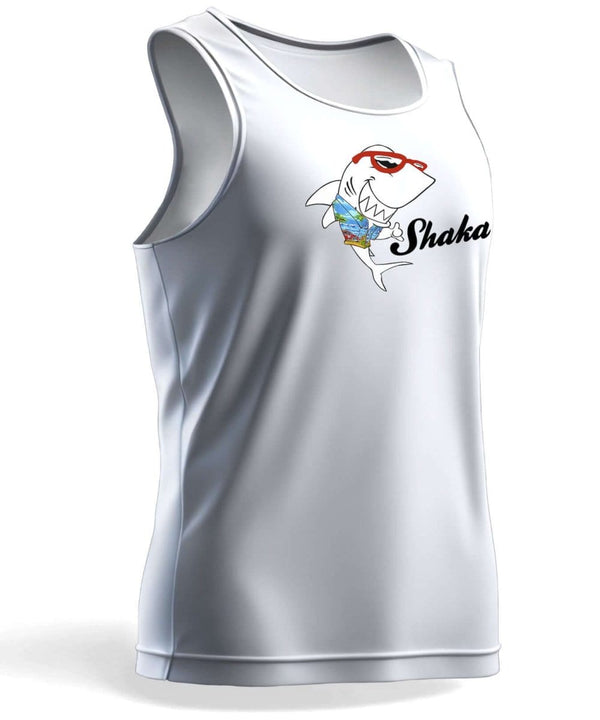 Tank Top Cool Shark White
