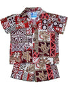 Tapa Honu Toddler Boy's Clothes Set Red