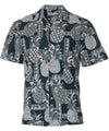 Tapa Pineapples Hawaiian Shirt Waimea Casuals Green