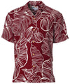Taro Leaf Resort Hawaiian Shirt Red