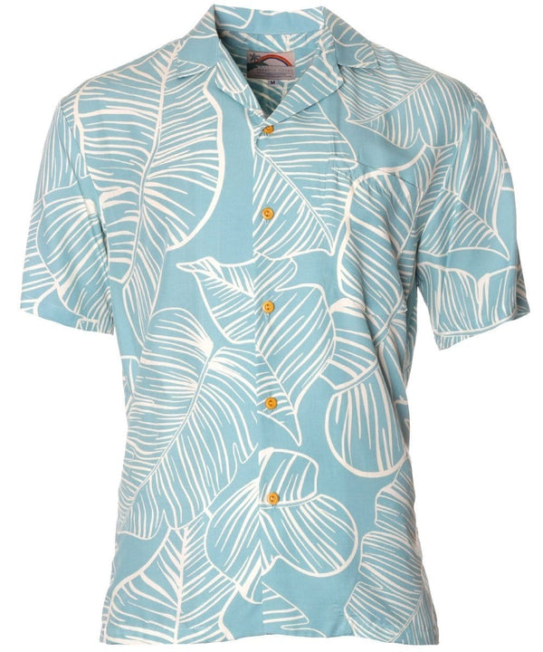 Taro Leaf Resort Hawaiian Shirt Sky Blue