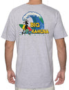 The Big Kahuna Waves Men T-shirt Ash Shaka Time Hawaii