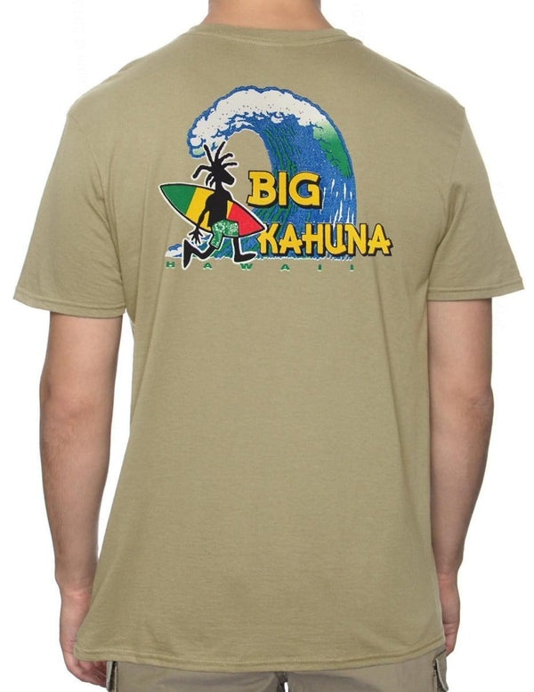 The Big Kahuna Waves Men T-shirt Sand Shaka Time Hawaii