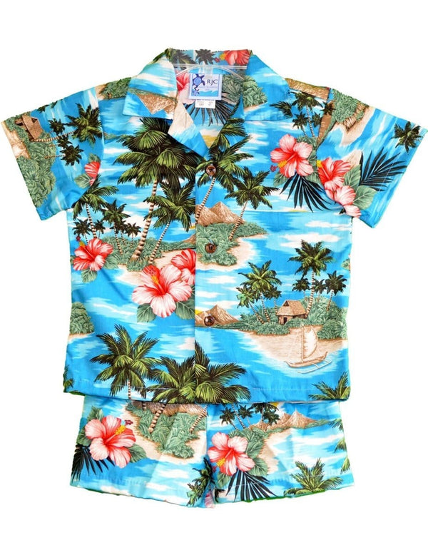 Toddler Boy's Clothes Set Everyday Vacation Turquoise