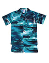 Toddler Clothes for Boys 2 Piece Set Island Sunset Turquoise