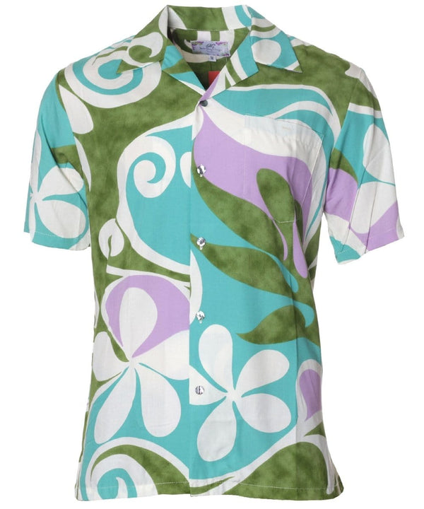 Traveler Aloha Shirt Green
