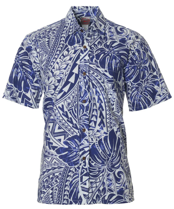 Tribal Shirt Design Button Up Malama