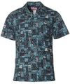 Tribal Tapa Land Hawaiian Shirt Slate