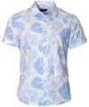 Tropical Coast Aloha Shirt White