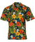 Tropical Garden Waimea Casuals Aloha Shirt Black