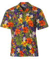 Tropical Garden Waimea Casuals Aloha Shirt Purple