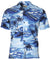 Tropical Island Diamond Tiki Hawaiian Shirt Blue