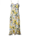 Long Muumuu Spaghetti Straps Designs Yellow