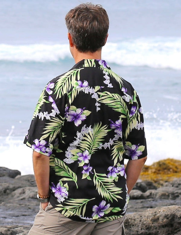 Island Tuberose Black Shirt