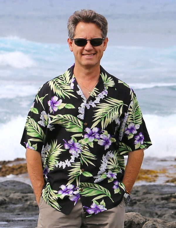 Island Tuberose Black Shirt