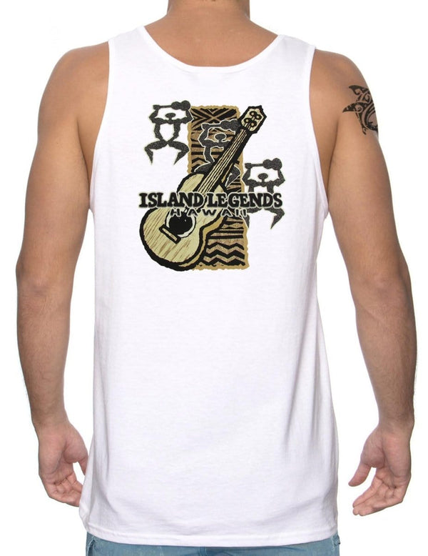 Ukulele Warriors Tank Top T-Shirt White