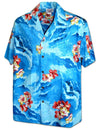 Ultimate Wave Aloha Shirt Blue