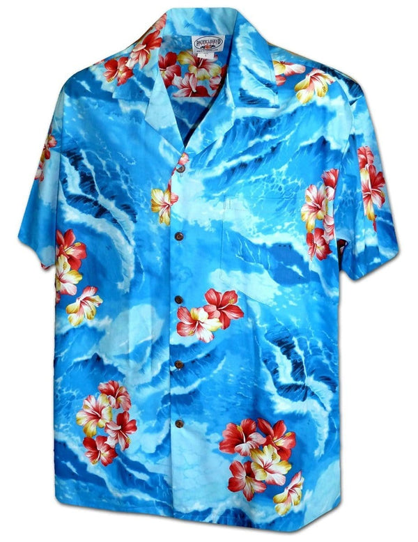 Ultimate Wave Aloha Shirt Blue