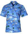 Under Diamond Head Sea Hawaiian Shirt Blue