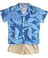 Viva Pineapples Boy’s 2 Piece Clothes Set Blue