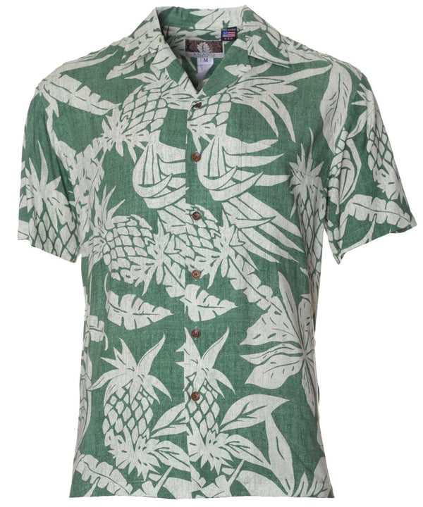 Viva Pineapples Shirt Sage