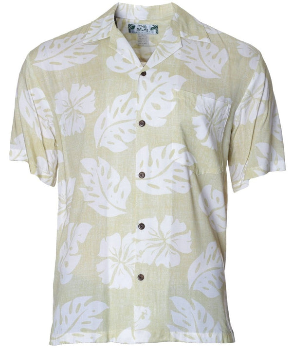 Waikane Aloha Shirt Beige