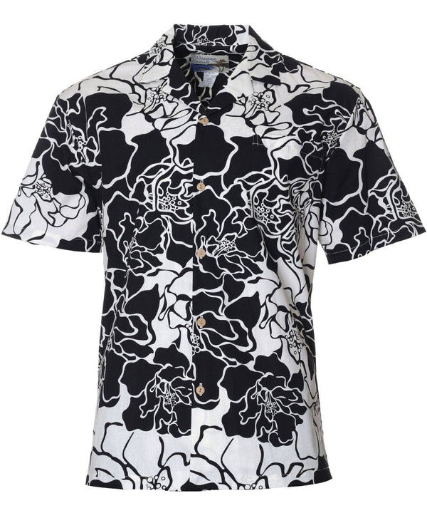 Waimea Casuals Yin Yang Aloha Shirt White