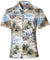 Waves of Aloha Woody Cars Shirt Beige