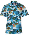 Waves Whisper Aloha Shirt Teal
