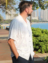 White Aloha Shirt Makena